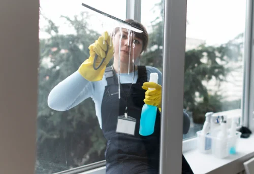 Nettoyage de vitres intérieures et extérieures à Saint-Silvain-Bas-le-Roc
